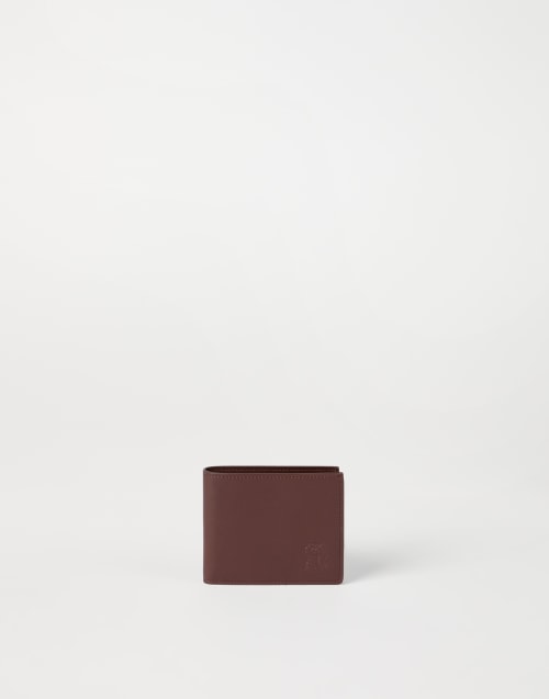 Calfskin wallet Brown Man - Brunello Cucinelli