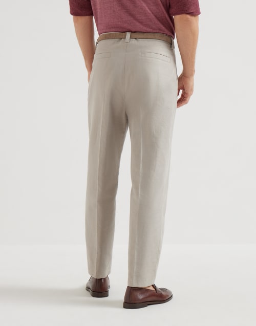 Pantalon en panama Tourterelle Homme - Brunello Cucinelli