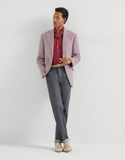 Camisa de muselina Cereza Hombre - Brunello Cucinelli