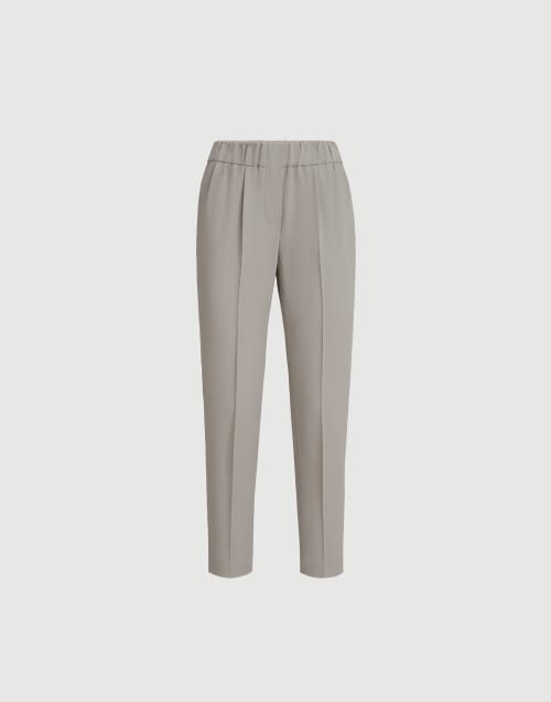 Tailored Jogger trousers Light Grey Woman - Brunello Cucinelli