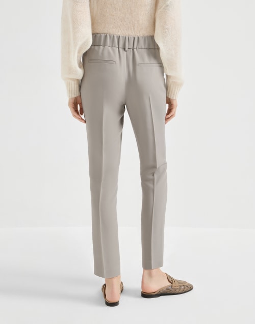 Tailored Jogger trousers Light Grey Woman - Brunello Cucinelli