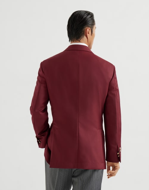Blazer con botones metálicos Cereza Hombre - Brunello Cucinelli