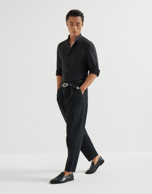 Lightweight denim trousers Black Man - Brunello Cucinelli