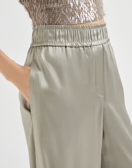 Pantalón Track Ver olivo Mujer - Brunello Cucinelli