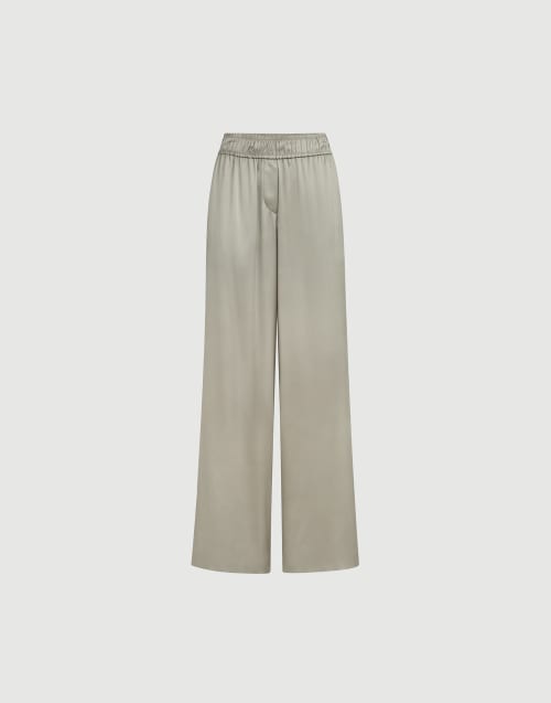 Pantalón Track Ver olivo Mujer - Brunello Cucinelli