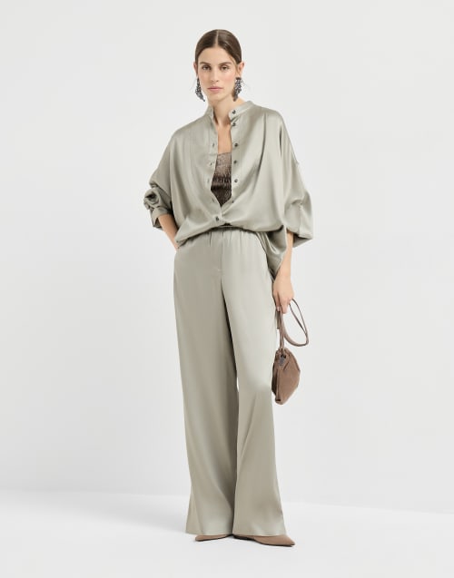 Pantalón Track Ver olivo Mujer - Brunello Cucinelli