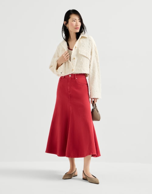 Ribbed jersey top Panama Woman - Brunello Cucinelli