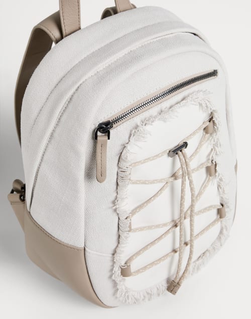 BRUNELLO CUCINELLI リュック バックパック ドローコード ロゴ ガールズ バックパック＆ショルダーバッグ | Brunello Cucinelli