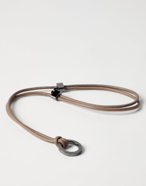 Glasses cord with monili Beige Woman - Brunello Cucinelli