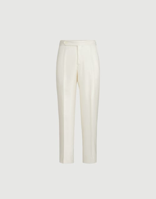 Tuxedo trousers Off-White Man - Brunello Cucinelli
