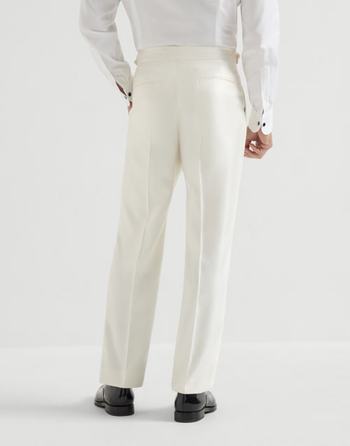 Tuxedo trousers Off-White Man - Brunello Cucinelli