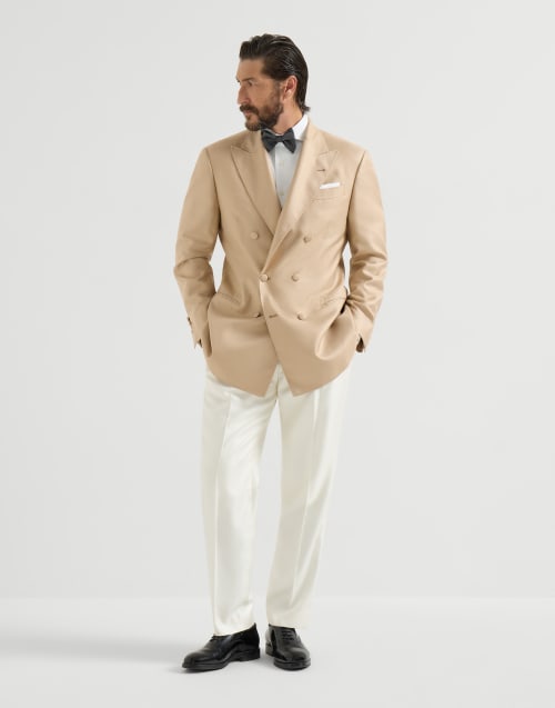 Tuxedo trousers Off-White Man - Brunello Cucinelli
