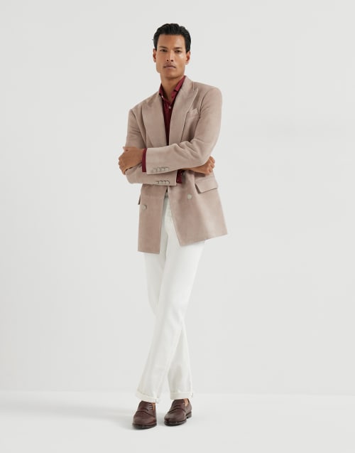 Suede blazer Yuta Man - Brunello Cucinelli