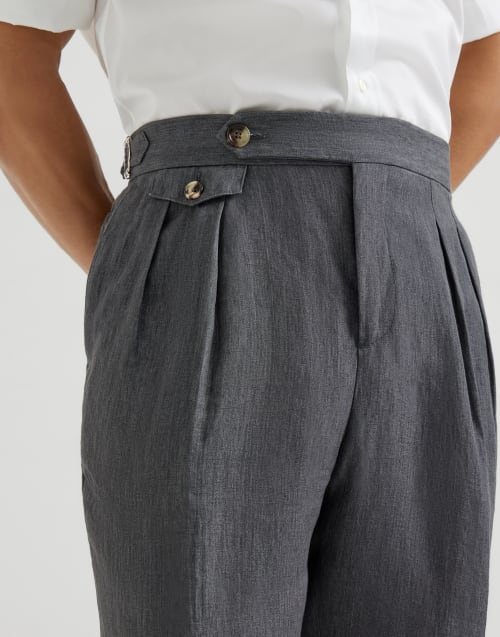 Pantalón con corte tailor Antracita Hombre - Brunello Cucinelli