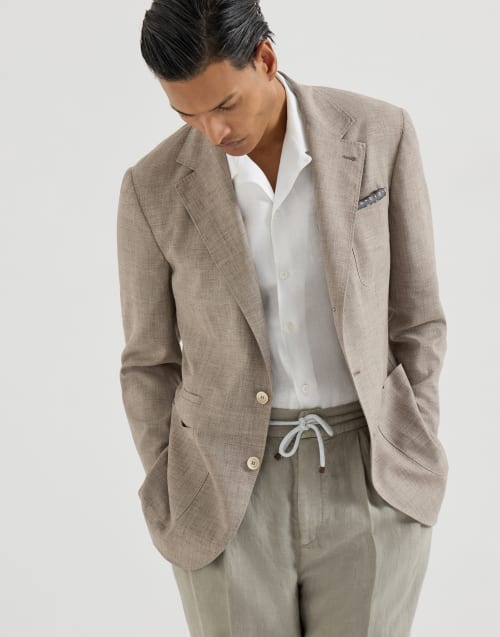 Veste déstructurée Marron Homme - Brunello Cucinelli