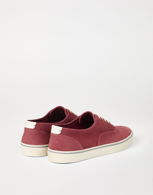 Deportivas de piel de becerro vuelta Rojo Hombre - Brunello Cucinelli