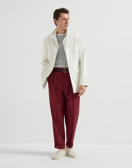 Cashmere English rib sweater Pebble Man - Brunello Cucinelli