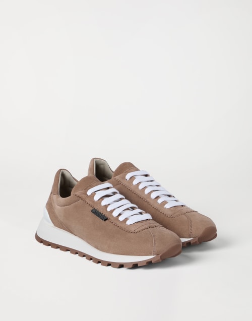 Suede runners Brown Woman - Brunello Cucinelli