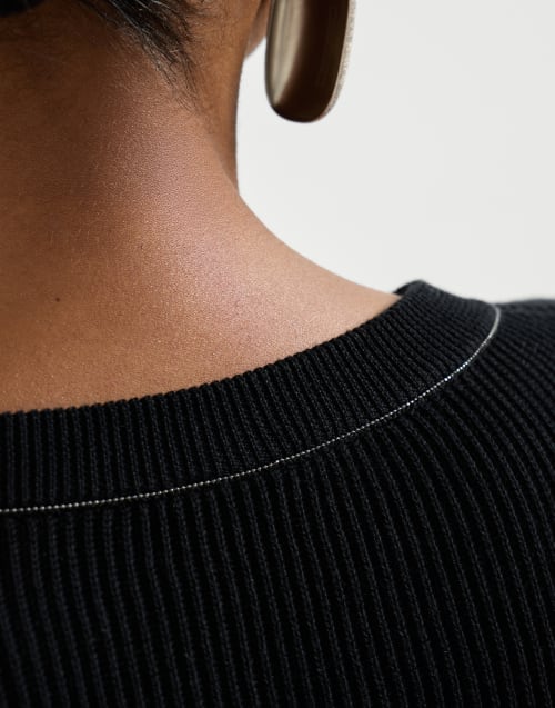 Cotton sweater Black Woman - Brunello Cucinelli