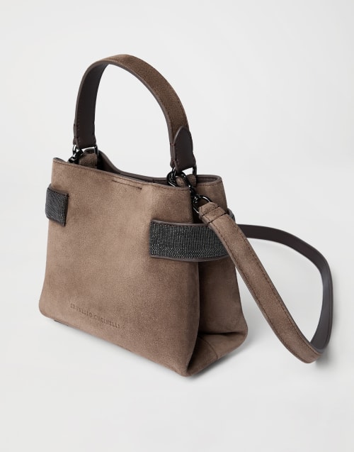Sac épaule-main Essence petit modèle Marron Femme - Brunello Cucinelli