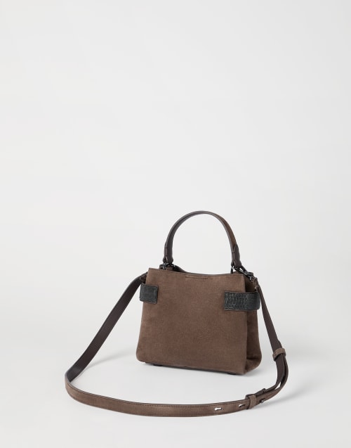 Sac épaule-main Essence petit modèle Marron Femme - Brunello Cucinelli