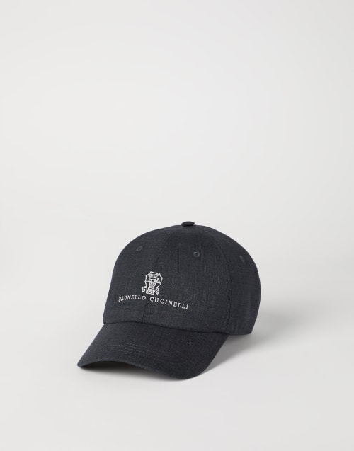 Fresco baseball cap Anthracite Man - Brunello Cucinelli