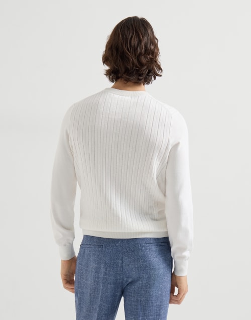 Pull en coton Panama Homme - Brunello Cucinelli