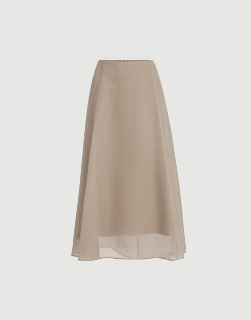 ブルネロクチネリ/スウェットスカート 台形 ブルネロクチネリ/スウェットスカート 台形 レディース トラベルウェア