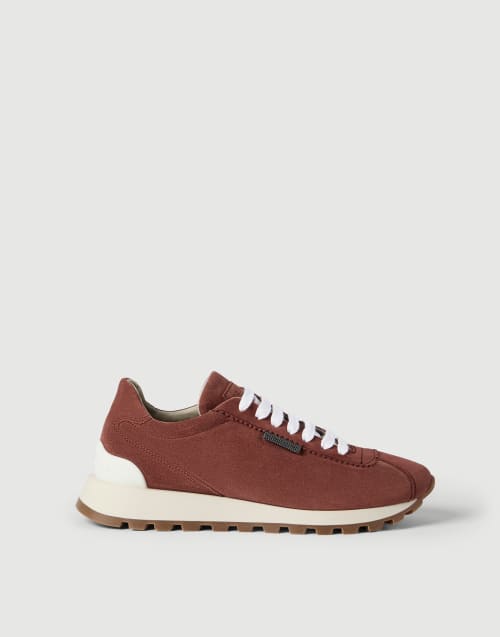 Suede runners Firebrick Woman - Brunello Cucinelli
