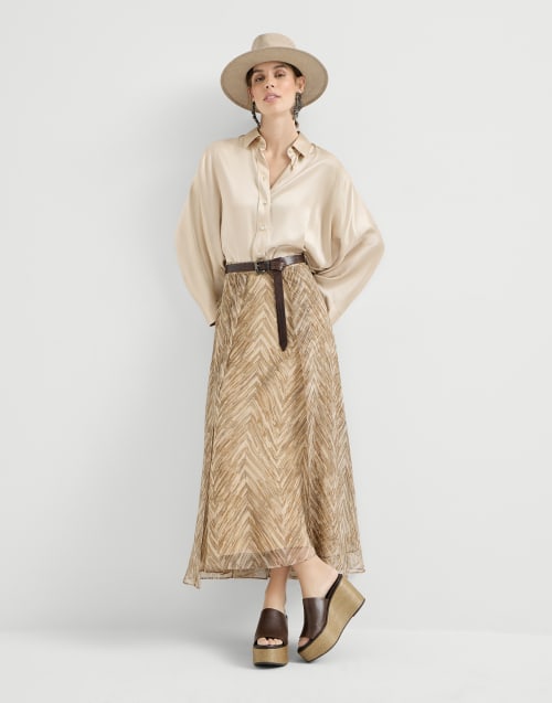 Cowhide wedges Cocoa Woman - Brunello Cucinelli