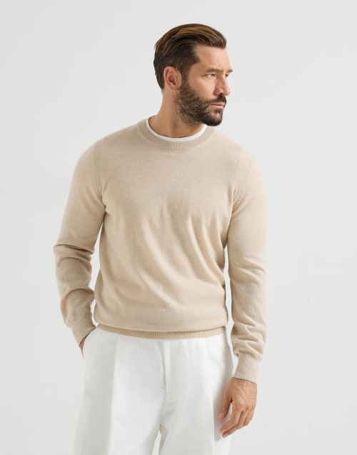 Cashmere sweater Sand Man - Brunello Cucinelli