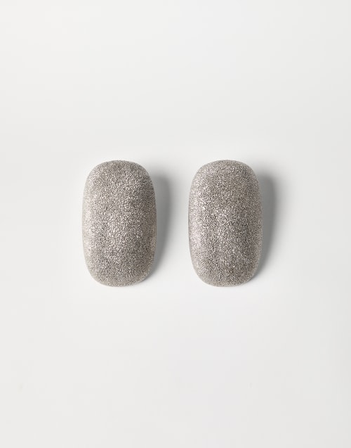 Pendientes Shimmer de Plata Plata Mujer - Brunello Cucinelli