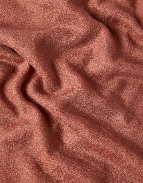 Cashmere and silk scarf Orange Woman - Brunello Cucinelli