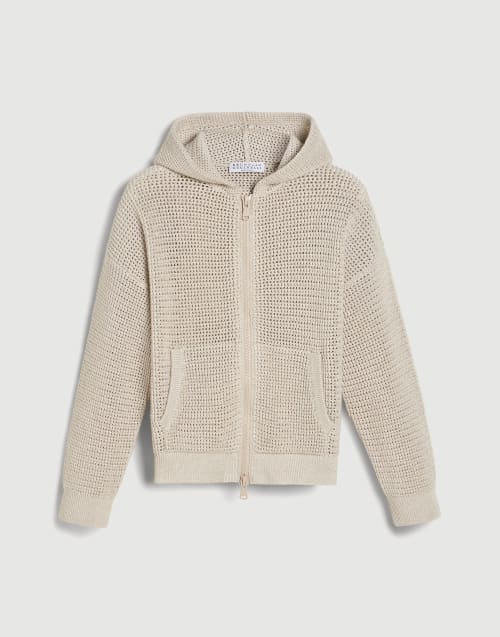 Petit Pull Brunello Cucinelli Orné De Paillettes - Taille S, Mélange Coton, Occasion Très Bon état