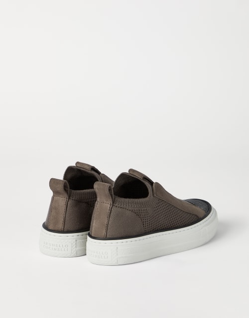 Slip-on sneakers Cocoa Woman - Brunello Cucinelli