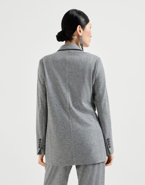 Deconstructed blazer Grey Woman - Brunello Cucinelli