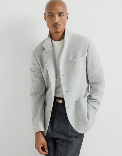 Blazer-style outerwear Gravel Man - Brunello Cucinelli