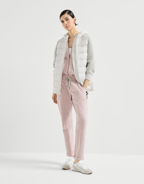 Sudadera de felpa ligera Rosa Mujer - Brunello Cucinelli