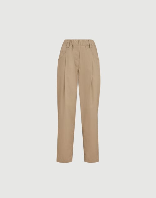 五口袋休闲裤 砂黄 女款 - Brunello Cucinelli