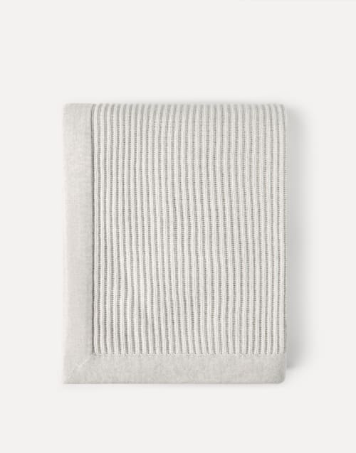 プリンさま専用BRUNELLOCUCINELLI カシミヤブランケット ホームデコレーションに最適な上掛け、ブランケット | Brunello Cucinelli