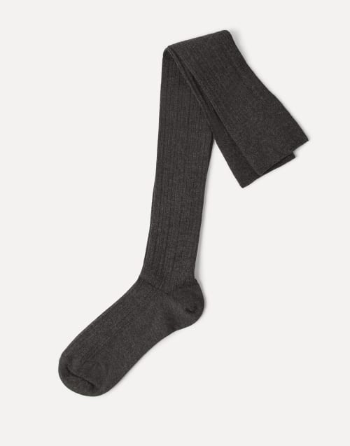 Cashmere knit socks Anthracite Woman - Brunello Cucinelli