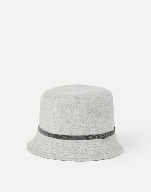 Bucket hat Light Grey Woman - Brunello Cucinelli