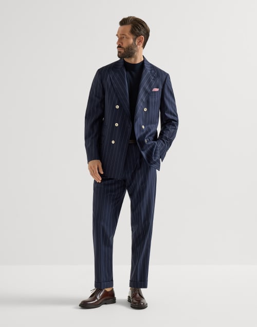 Aged calfskin Derbys Chestnut Man - Brunello Cucinelli