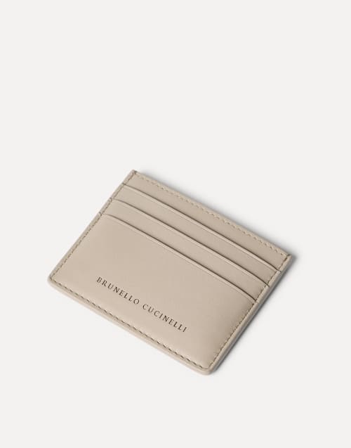 Calfskin card case Buff Woman - Brunello Cucinelli