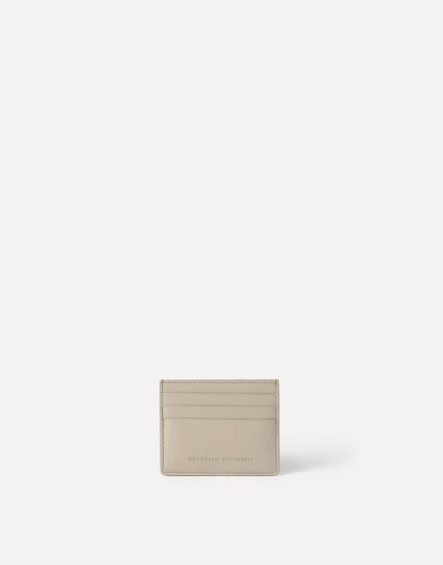 Calfskin card case Buff Woman - Brunello Cucinelli