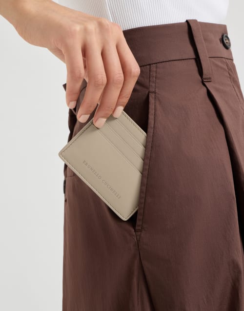 Calfskin card case Buff Woman - Brunello Cucinelli
