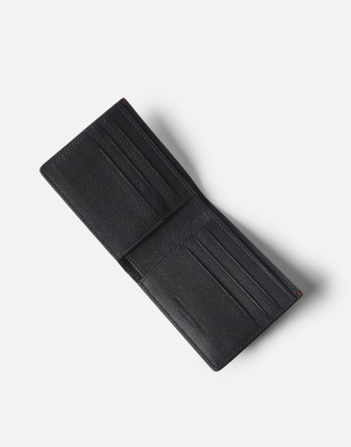 Grained leather wallet Black Man - Brunello Cucinelli