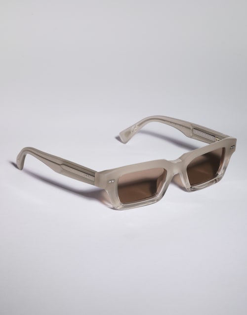 Marla acetate sunglasses Beige Silk Eyewear - Brunello Cucinelli