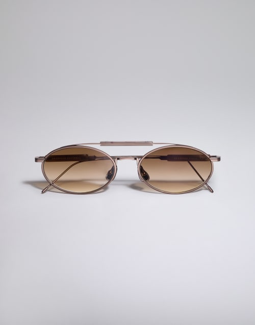 Titanium sunglasses Rose Gold Eyewear - Brunello Cucinelli