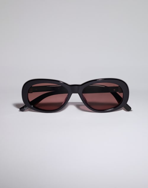 Claire frame with polarized lenses Black Eyewear - Brunello Cucinelli